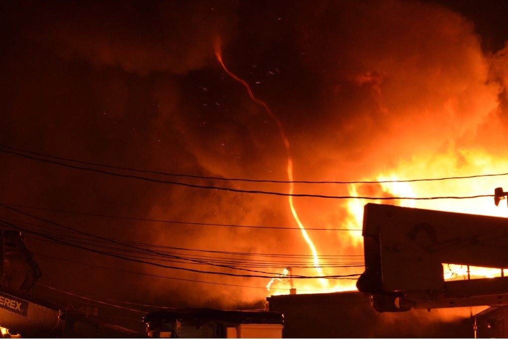 Lake Station fire